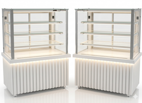 Dik Camlı Pasta Teşhir Dolabı, 100cm