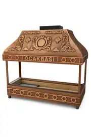 Bakır Ocakbaşı Izgara 80 cm, İzolasyonlu