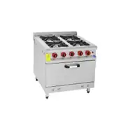 Himaksan 4 Gözlü Fırınlı Kuzine, Gazlı