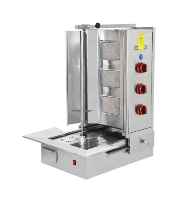 Himaksan 3 Radyan Alttan Motorlu Döner Ocağı, Gazlı