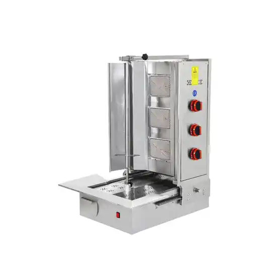 Himaksan 3 Radyan Alttan Motorlu Döner Ocağı, Gazlı