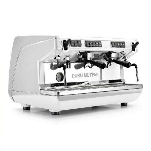 Nuova Simonelli Appia Life 2 Gruplu Tam Otomatik Espresso Kahve Makinesi (Beyaz)