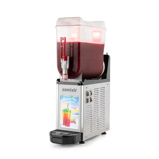 Samixir SLUSH12 Allure Ice Slush Granita Milkshake ve Soğuk Meyve Suyu Dispenseri, 12 L