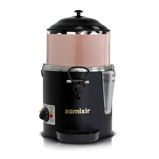 Samixir SC.05.B Sıcak Çikolata ve Sahlep Makinesi, 5 L, Siyah